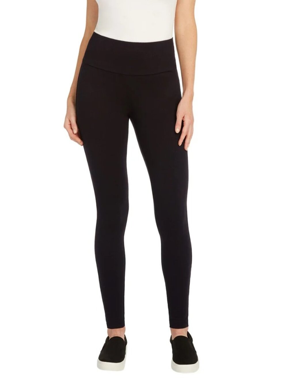 Max & Mia Women's French Terry Legging Pants Black, Size Small (New)